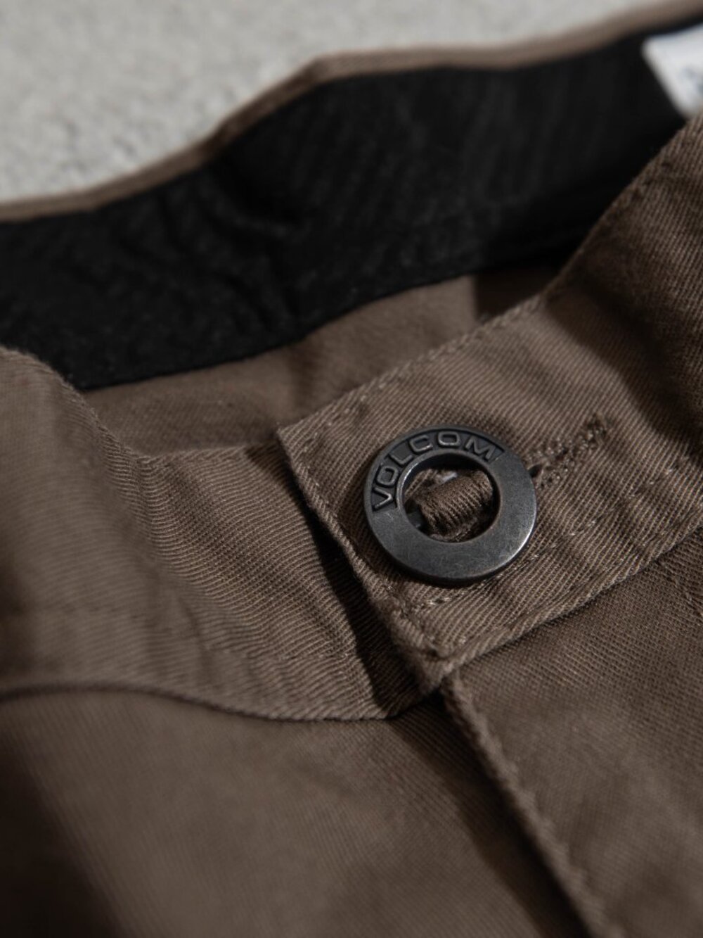 Volcom Frickin Modern Stretch Pant Mushroom Brown (34) - Picture 6 of 15
